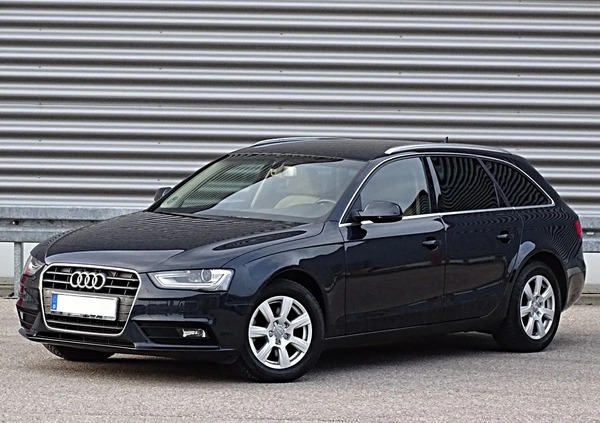 Audi A4 cena 41900 przebieg: 253000, rok produkcji 2012 z Oborniki małe 781